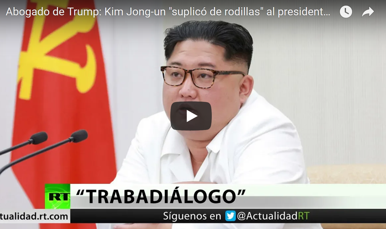 Abogado De Trump Kim Jong Un Suplic De Rodillasjpg